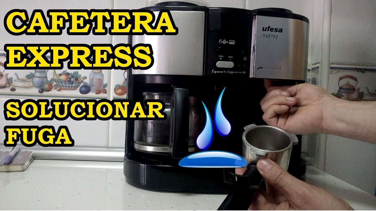 Solucionar fuga de agua en cafetera express. #107 - YouTube