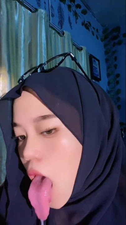 deraanjela julur lidah #tiktok #tiktokvideo #jilbab