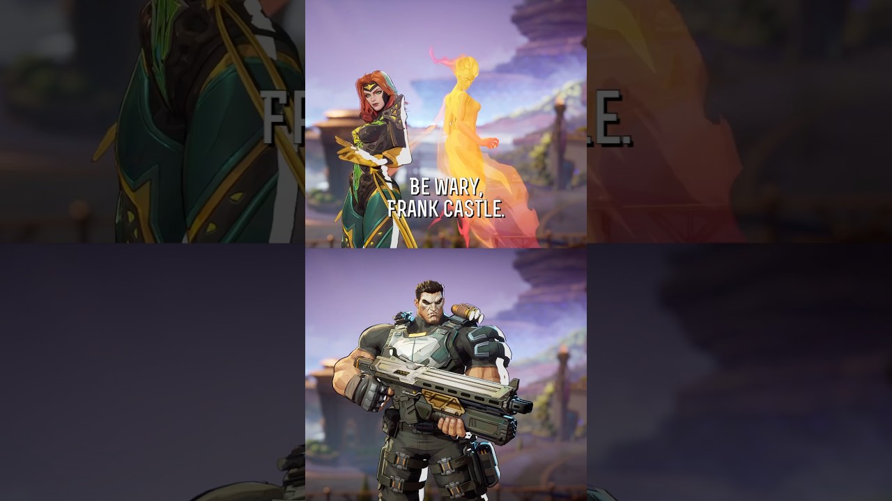 Phoenix and The Punisher interaction - Marvel Rivals