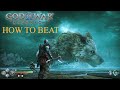 God of war ragnarok garm  how to defeat garm wolf beast easy ultimate guide
