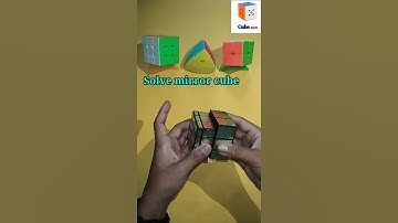 Solve mirror cube ||   How to solve mirror cube || Solve cube #short