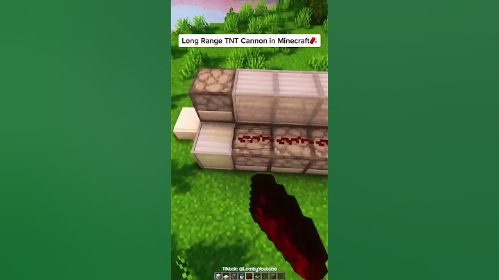 Minecraft: Long Range TNT Cannon | #shorts