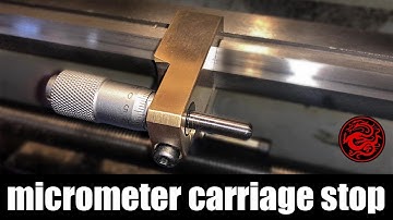 Mini lathe micrometer carriage stop | dial indicator carriage stop