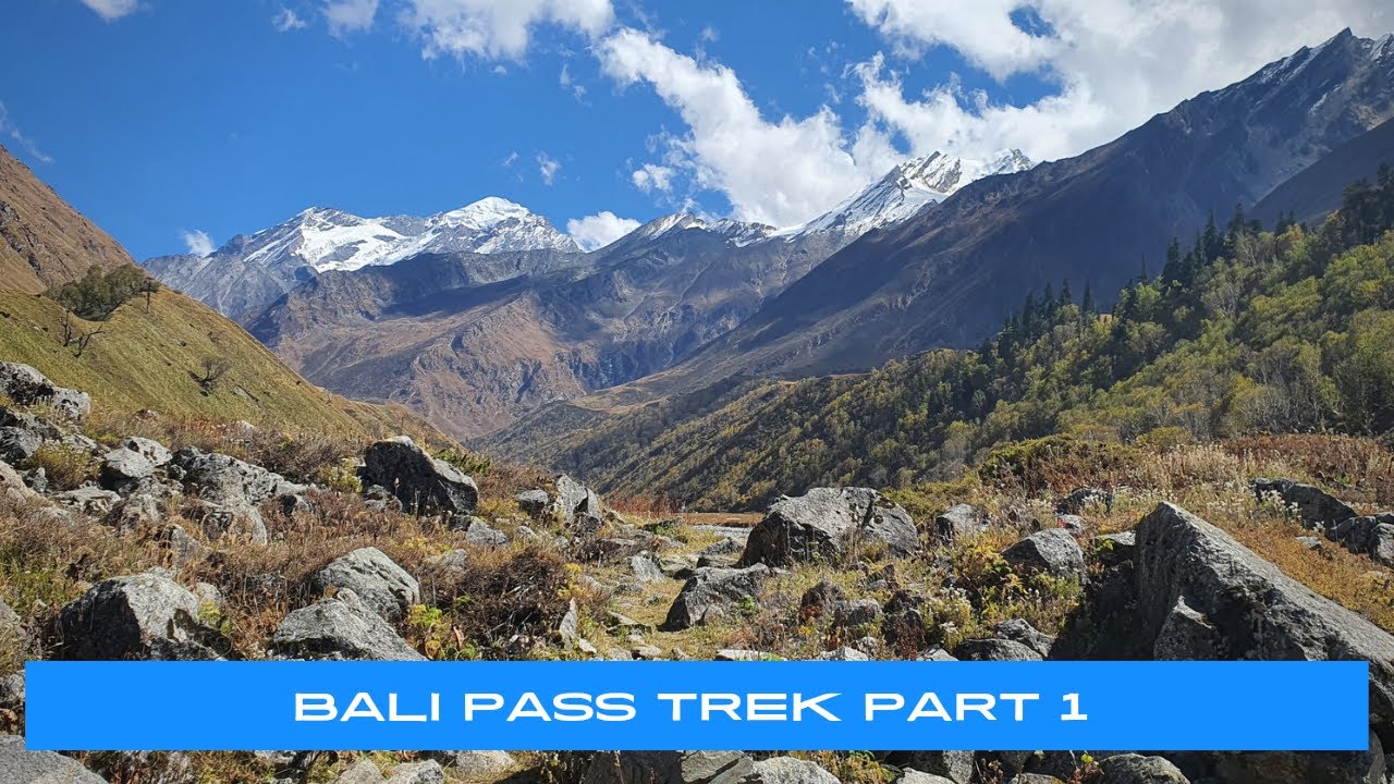 BALI PASS TREK Part 1 #balipass #trekking #bikeride  #himalayas #camping #animallover