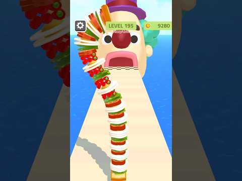 Sandwich run games | running games | gaming videos | sandwich gaming videos #gaming #gameplay lvl195