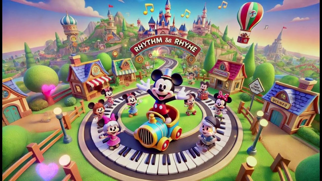 "Mickey’s Rhythm and Rhyme Ride 2 | Musical Adventure for Kids 🎵🚂✨"