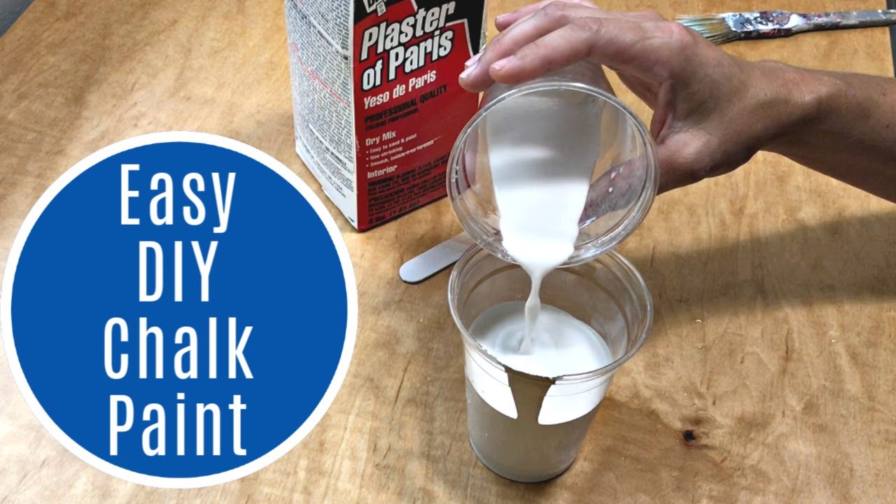 Quick & Easy DIY Steps To Make Chalk Paint At Home YouTube