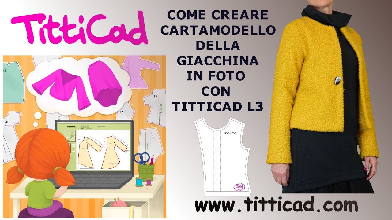 Come creare cartamodello di una giacchina molto velocemente con TittiCad