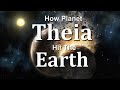 How Planet Theia hit the Earth - Theia and Moon Formation