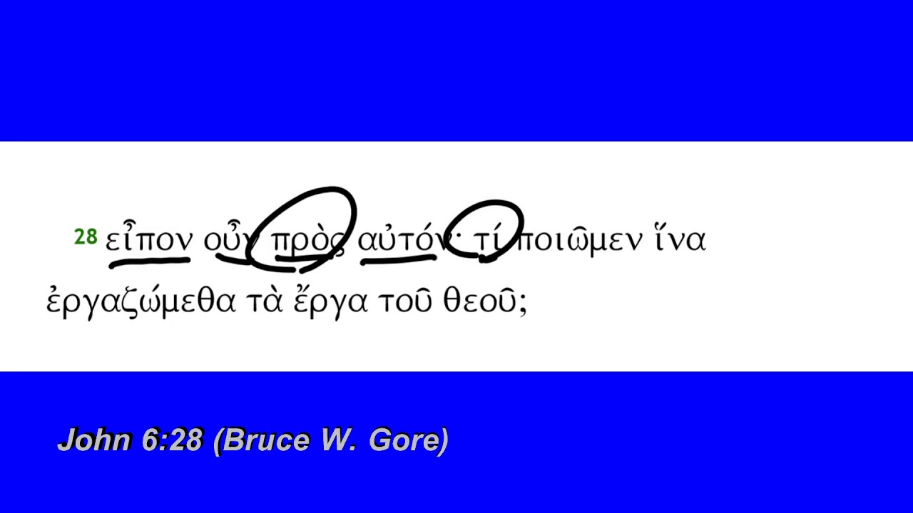 John 6:28 - YouTube