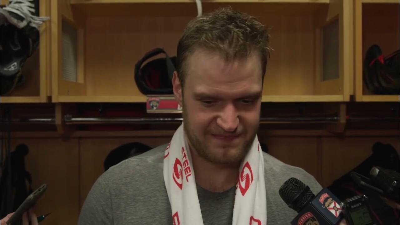 Sasha Barkov, Panthers Postgame Florida 5, Detroit Red Wings 1 YouTube