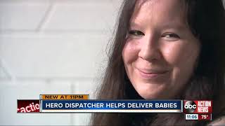 'You're rocking and rolling:' 911 dispatcher talks father through delivery