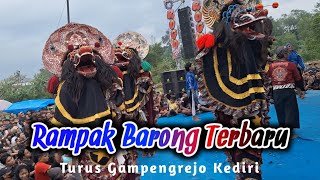 DIBUBARKAN!! RAMPAK BARONG - Jaranan ROGO SAMBOYO PUTRO | Turus Gampengrejo Kediri