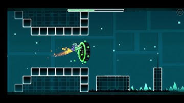 {GAMEPLAY} Geometry Dash (LEVEL 3) - Polargeist - All 3 Coins