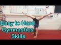 Easy To Hard Gymnastics Skills KTGymnasticsFan 
