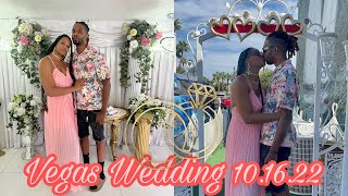 We Eloped In Las Vegas | A Little White Wedding Chapel | Vegas Wedding 2022| Travel Vlog