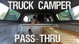 DIY Truck Camper Build #4  PassThrough Window Boot Seal Install  F150