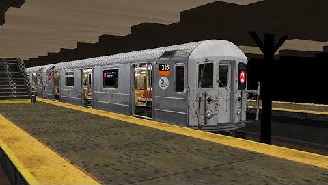 Hmmsim 2 - R62 2 Train via 7th Avenue Local Arrives at 96th Street