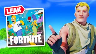 Fortnite's Simpsons Season Just Leaked