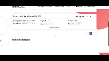 BITBNS strategy deployment Demo