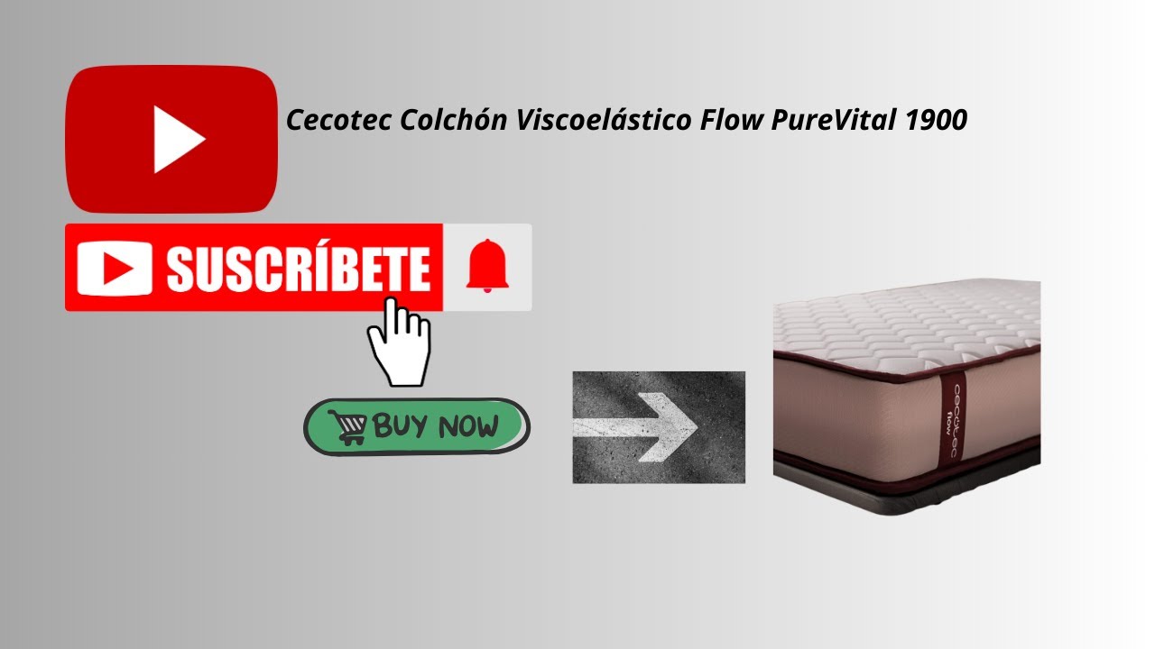 Cecotec colchón viscoelástico Flow Purevital 1800: Opiniones