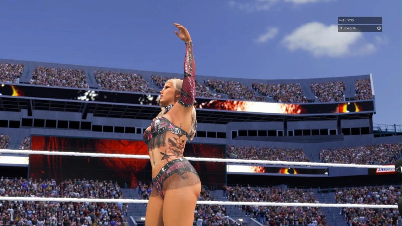 WWE2K25  Aurora Sinclair vs Cheater Jacy Jane