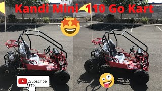 Kandi Mini Raptor 110 Go Kart Review In Red