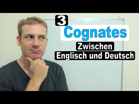 [DE] 3 Cognates zwischen Englisch und Deutsch, 1 "falscher Freund" und 1 "falscher Cognate".