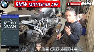 BMW R1200GS HOW TO USE THE MOTOSCAN APP TO POWER UP THE ABS MODULE REAR screenshot 4