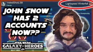 Veiled Shot Has 2 Accounts ALREADY???  Winter is Coming in Star Wars Galaxy of Heroes