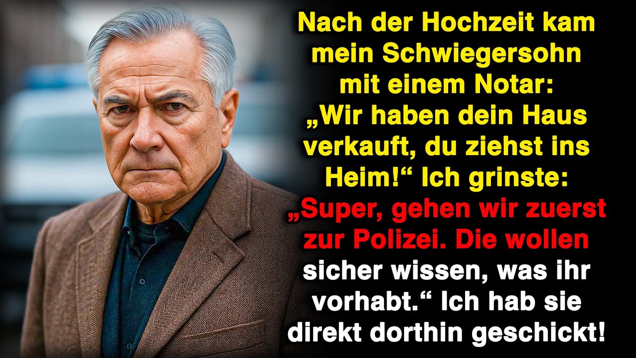 Mein Schwiegersohn heiratete meine Tochter fürs Haus – nach der Hochzeit kam er mit dem Notar!