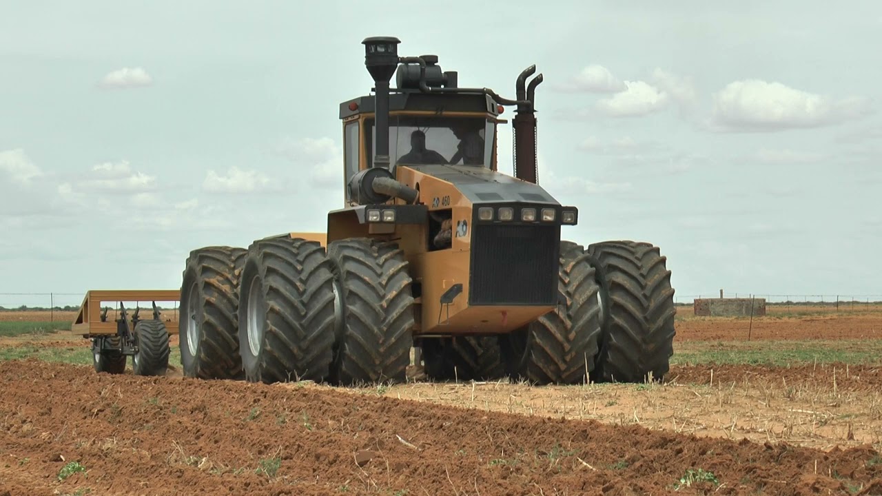 Repowered ACO 460 610 hp V10 twin turbo tractor ripping field in South Africa + NO MUSIC