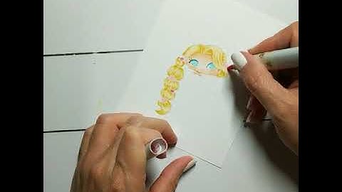 No Line Copic Coloring.