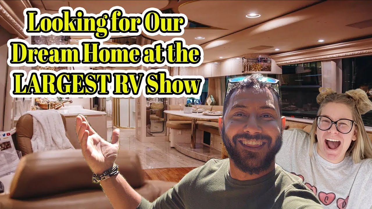 Americas LARGEST RV Show!! We shop for our DREAM RV!!