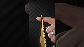 Real Life "Pay-to-Win" Golden Knife Skin! (Insane Scorpion Tail) #fixedblade #knifecollection