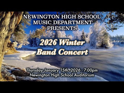 1 15 2026 NHS Winter Band Concert 2026 