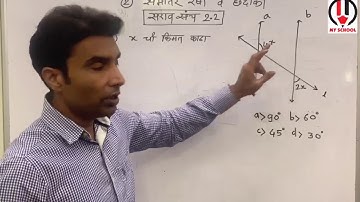 समांतर रेषा व छेदिका My SchoolApp :https://play.google.com/store/apps/details?id=co.stan.mysch