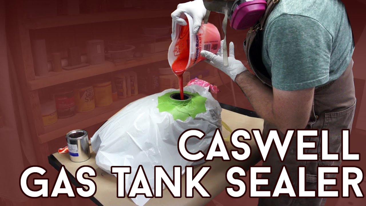 Trying Caswell Gas Tank Sealer on a Rusty Motorcycle Tank1953 NSU Max