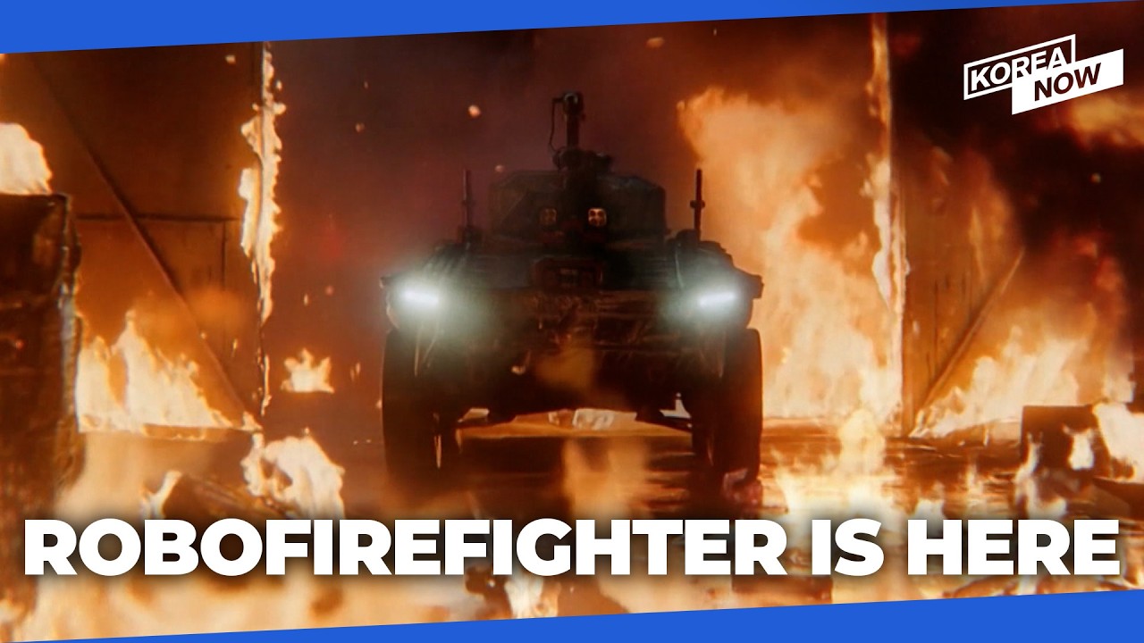 Korea now using unmanned firefighting robots to put out blaze