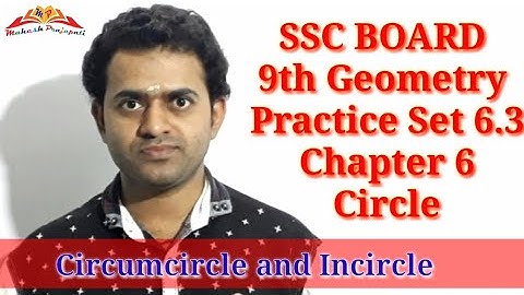 Circumcircle and Incircle | 9th Geometry Ex. 6.3 | Mahesh Prajapati