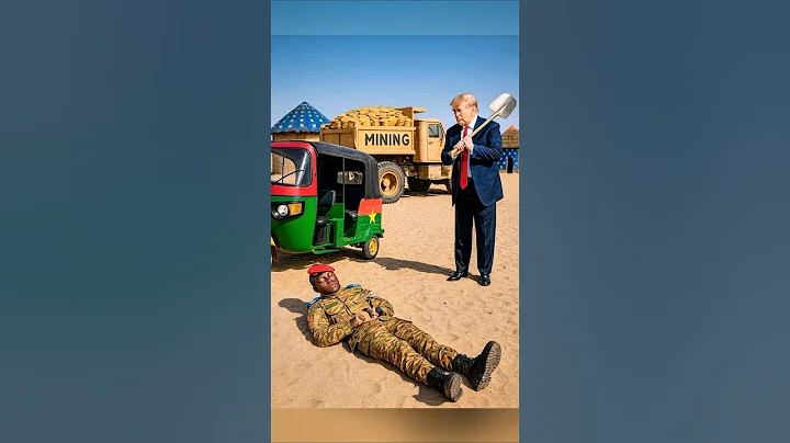 Trump Discovers Gold Mine While Ibrahim Tarore Sleeps 😂 Burkina Faso 🇧🇫 Gold Political stairs#funny