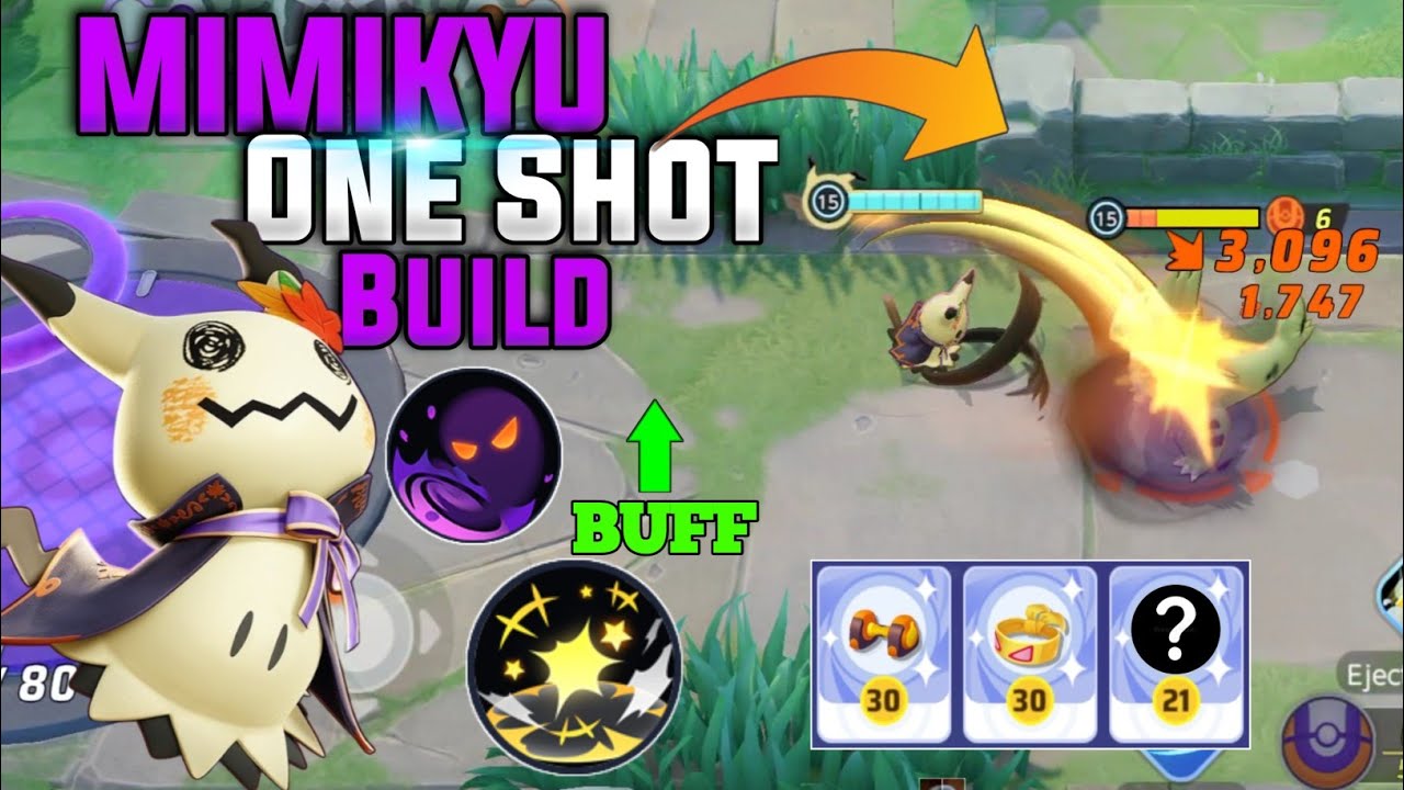 Play Rough Pokemon 21 KILLS! MIMIKYU ONE SHOT KILL BUILD | BEST BUILD FOR PLAY ROUGH ...