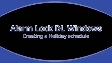 DL Windows Holiday schedule