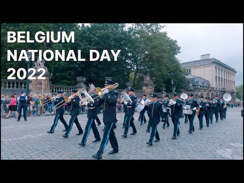 Belgium National Day 2022 | Fête Nationale Belge 2022 | Military and Civilian parade | 21 July 2022