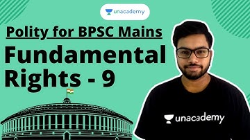 Polity for 67th BPSC Mains Fundamental rights Part-9 | 67th BPSC | BPSC Mains | Vivek Sir