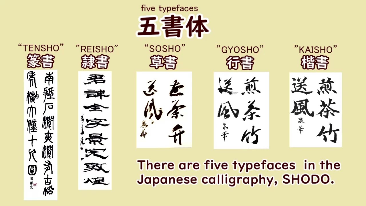 The hands-on learning in the Japanese calligraphy, SHODO～2021年5 