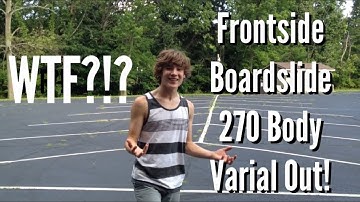 WTF?!? Frontside Boardslide 270 Body Varial Out!  Alex Begue