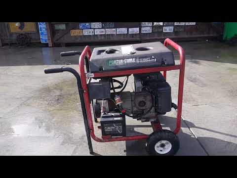 A Porter-Cable BS600 Generator - YouTube