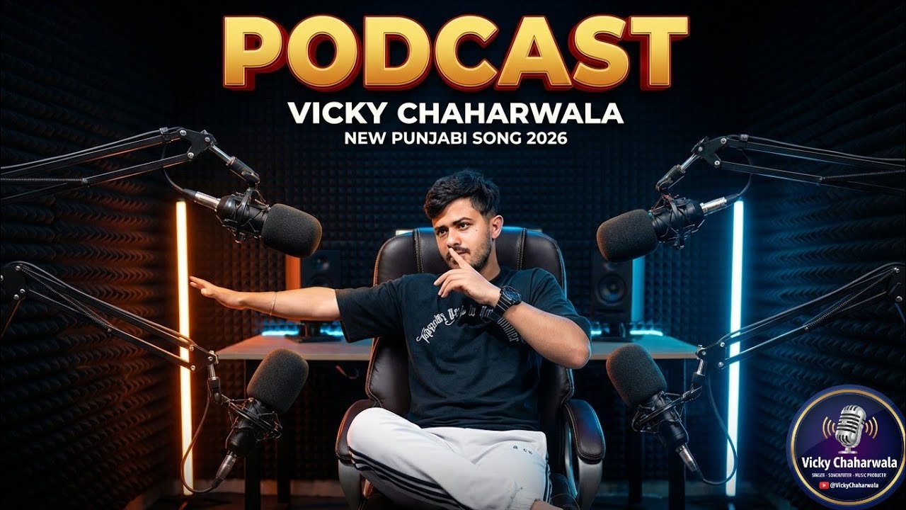 Podcast (Official Video) Vicky Chaharwala New Punjabi Song 2026
