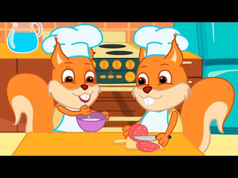 Famille d'Écureuil - Salon de la confiserie Animé 2025 en Français